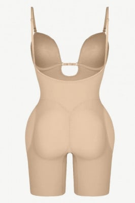 Body Modelator Cu Push UP (Bureti) Pentru Marirea Posteriorului si Coapselor , Cu spatele decoltat Nude si Sutien - Img 2