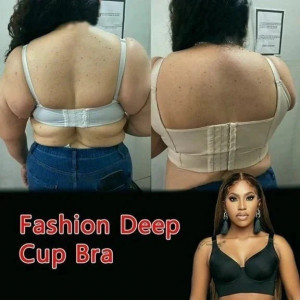 Sutien Cu Bretele Ajustabile Lat in Spate PUSH-UP CU Sarma Culoare Nude - Img 2