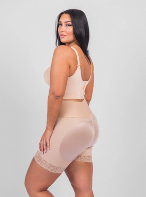 Sutien Cu Bretele Ajustabile Lat in Spate PUSH-UP CU Sarma Culoare Nude - Img 3