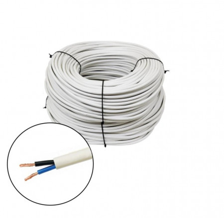 Cablu electric flexibil 2 X 1.5mm, plat, rola 100m