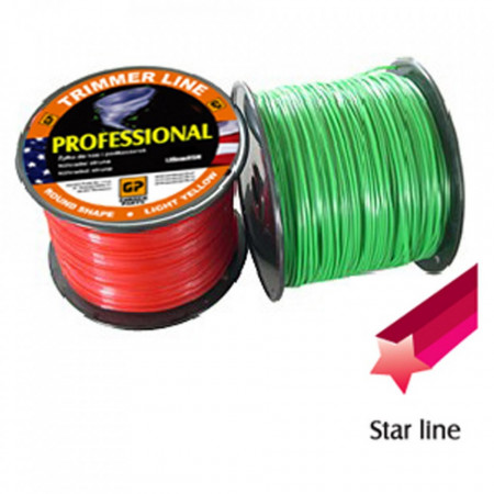 Fir motocoasa 2.4mm, 116m profil stelat