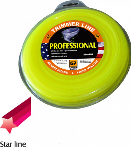 Fir trimmer 1.3mm, 15m profil stelat