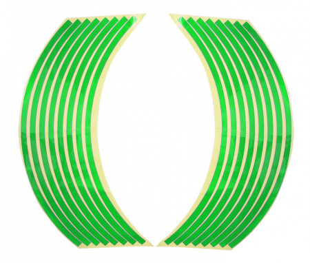 Autocolant roti moto sau sticker janta moto - Verde
