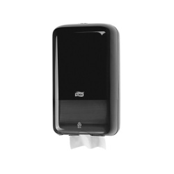 DISPENSER HARTIE IGIENICA INTERCALATA BULK TORK NEGRU T3 - 556008 - Img 1
