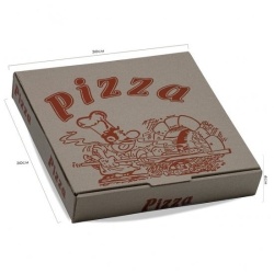 Cutii de pizza, natur 32x32x3.5 100 buc/set