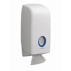 Dispenser Aquarius alb pentru hartie igienica bulk, KC-6946