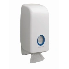 Dispenser Aquarius alb pentru hartie igienica bulk, KC-6946