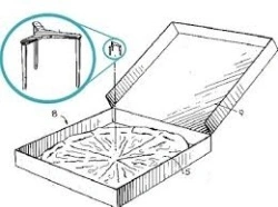 Distantier pizza lemn 100 buc/set