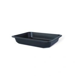 Caserole termosudabile din PP, negre, 1 , 2 sau 3 compartimente pentru catering, /50 buc set