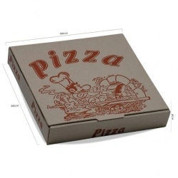 Cutii de pizza, natur 33x33x3.5 100 buc/set