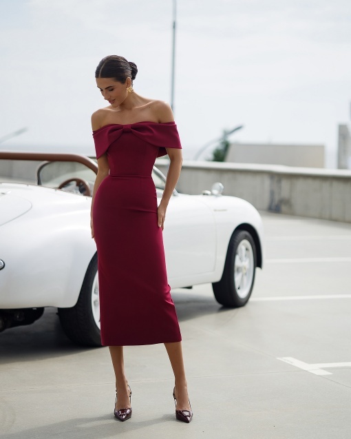 Rochie Ribbon midi