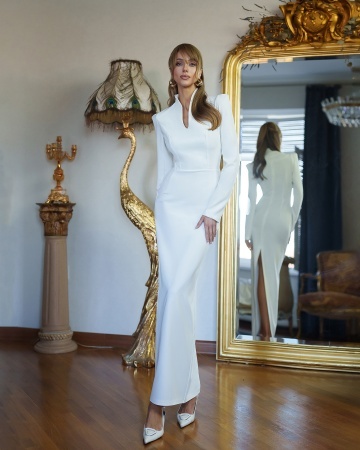 Rochie Aurora - alb