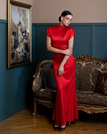 Rochie Christine - roșu