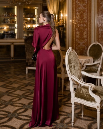 Rochie Eve - vișiniu - Img 3