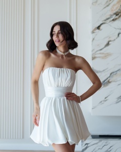 Rochie Honeymoon - alb - Img 2