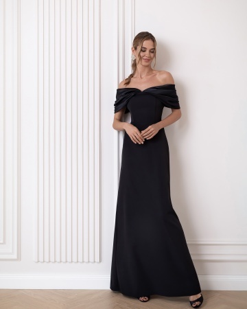 Rochia Charm maxi - negru
