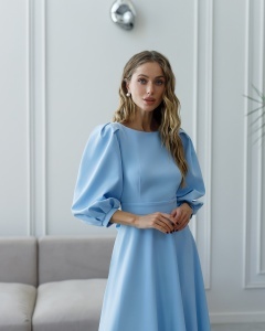 Rochie Fleur - albastru - Img 5