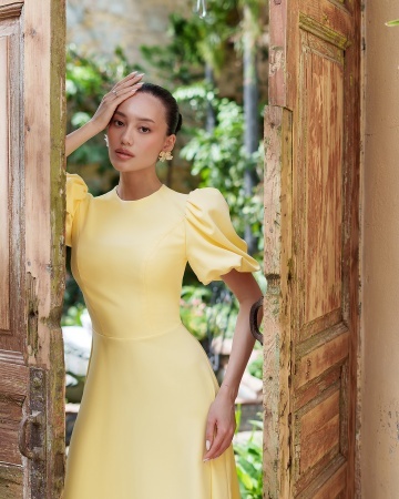 Rochie Lila - galben - Img 2