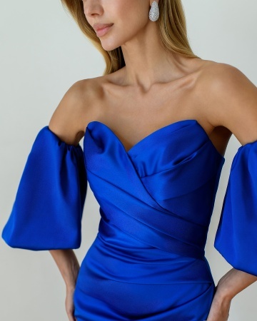 Rochie Scarlett - albastru - Img 4