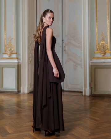 Rochie Blanc - cafeniu - Img 2