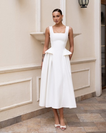 Rochie Daisy - alb - Img 3