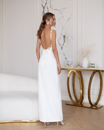 Rochie Elegantă - alb - Img 2