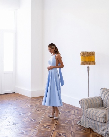Rochie Monroe - albastru - Img 2