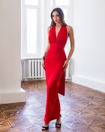 Rochie Amber - roșu - Img 3
