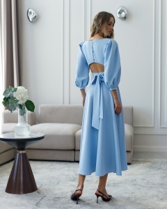 Rochie Fleur - albastru - Img 6