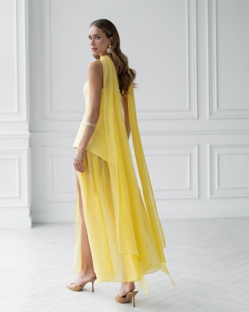 Rochie Blanc - galben - Img 2