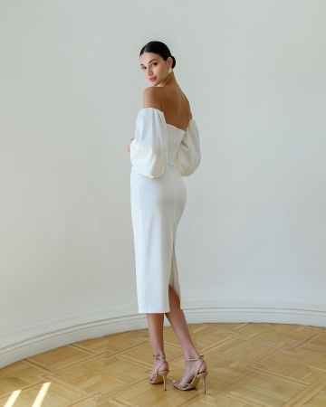 Rochie Scarlett - alb - Img 3