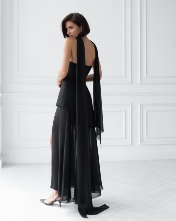 Rochie Blanc - negru - Img 2