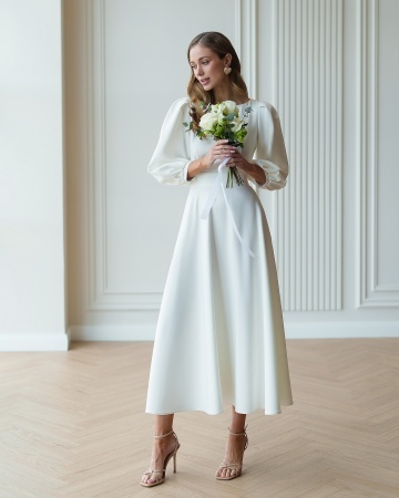 Rochie Fleur - alb