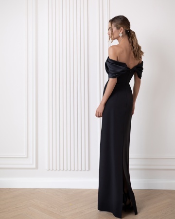 Rochia Charm maxi - negru - Img 3