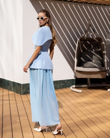 Rochie Brigitte - albastru