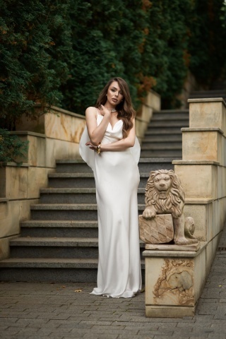 Rochie Serena - alb
