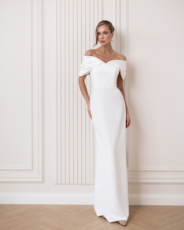 Rochia Charm maxi - alb - Img 3