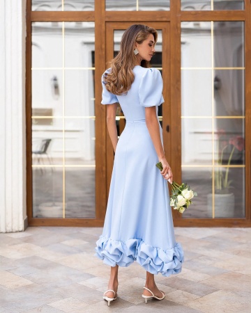 Rochie Cranberry - albastru - Img 2