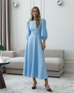 Rochie Fleur - albastru - Img 4