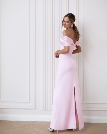 Rochia Charm maxi - roz pal - Img 3