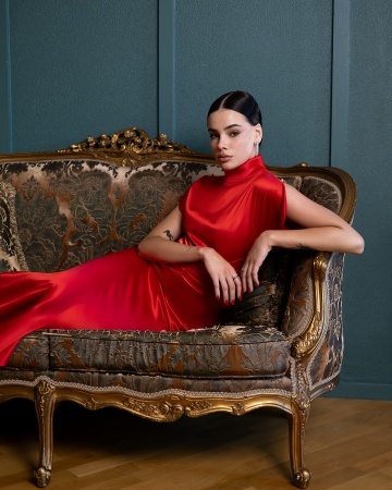Rochie Christine - roșu - Img 4