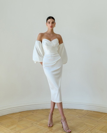 Rochie Scarlett - alb