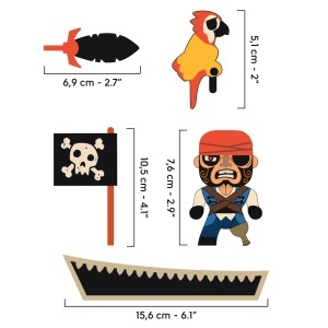 Djeco - Arty toys figurice - Pirat Bili ne može - Img 3