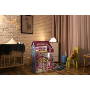 Eco toys - DRVENA KUĆICA ZA LUTKE MARILAND RESIDENCE - Img 5