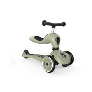 Highwaykick 1 Olive - Scoot and Ride trotinet za decu - Img 1