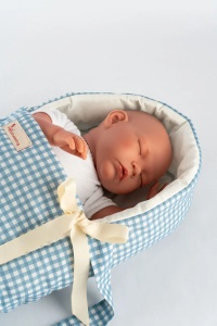 Asi lutka - Nosiljka za bebe prugasto plava - Img 3