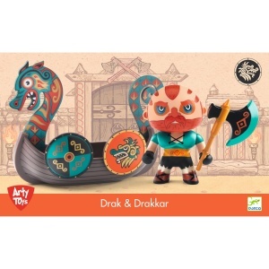 Djeco - Arty toys figurice - Varvarinski - Drak i Drakkar - Img 4