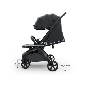 Kinderkraft kolica NUBI 3 MIDNIGHT BLACK - Img 3