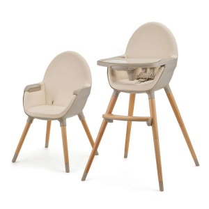 KINDERKRAFT STOLICA ZA HRANJENJE 2U1 FINI2 BEIGE