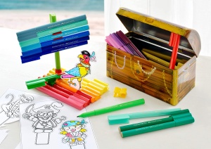 Faber castell - flomasteri connector kofer sa blagom - Img 2